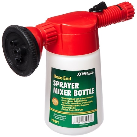 Aquaplumb Hose End Sprayer Mixer Bottle PHSP1